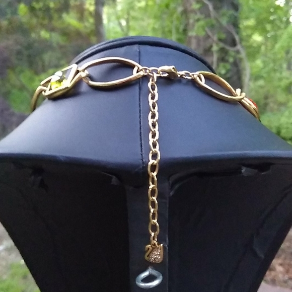 VHTF Swarovski REAL Gemstone Drop Station Çrystal - Picture 5 of 16